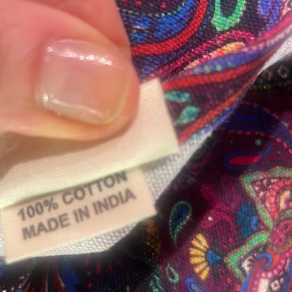 MATTHEW WILLIAMSON FOR LES OTTOMANS PAISLEY NAPKINS SET OF 4 - Picture 4 of 4